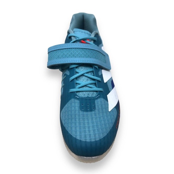 Adidas Adipower 3 Weightlifting Shoes Mens 8/Womens 9.5 Blue/White/Solar Red NEW main image 7